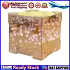 LF# Tulip Night Light Handmade DIY Magic Cube Tulips Flower Table Lamp Mirror(3C