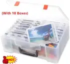 Large 4" x 6" Photo Storage Box 18 Inner Store Seed Organizer Craft Storage Box