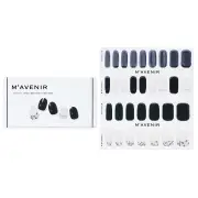 Mavenir Nail Sticker (Black) - # Shell With Milky Way Nail 32pcs