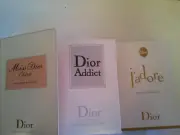 Lot Of 3 x CHRISTIAN DIOR ...Women's Perfume Samples ,Vials, Cards
