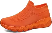 [HYDLONGR] Men's Women's Knitted Mesh Fabrics Fashion Lightweight High Top Running Sports Shoes Sneakers Shoes Trainers Shoes