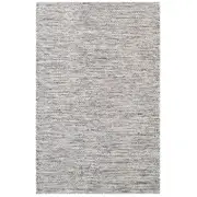 Handwoven Marble Wool Rug-6423-IVORY/CHARCOAL-160x230cm