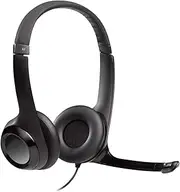 Logitech USB Headset H390 with Noise Cancelling Mic (Renewed)