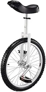 Adults Unicycle, 20 Inch Wheel Balance Exercise Fun Bike - Adjustable Seat - 150kg Capacity - Fitness Scooter for Circus Performance