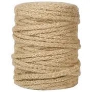 5mm Jute Twine, 100 Feet Braided Natural Jute Rope, Thick Twine Rope for Craf...
