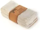 Natural Cotton Linen Napkin 12 Set 18X18" Dinner Napkins Washable Soft Premium
