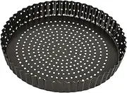 Quiche Pan Non-Stick Perfect Crust Loose Base Quiche Pan, Grey, 40103