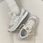 【SHARKHEAD】現貨 NEW BALANCE 574 慢跑鞋 米灰 淺灰 紅標 灰 米白 麂皮 U574RCD