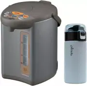CD-WCC30 Micom Water Boiler and Warmer (101 Oz., Silver Dark Brown) Bundle with