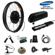 26" 4.0 Fat Tire Rear Hub Electric Bike Conversion Kit 48V 1500W 20AH Ebike Kit