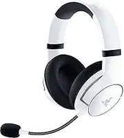 Razer Kaira HyperSpeed White Edition Wireless Gaming Headset with 2.4 GHz and Bluetooth Connectivity for Various Devices USB-C Dongle Triforce 50mm Driver HyperClear Cardioid Microphone Xbox PS5 PS4