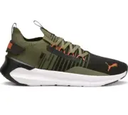 Puma Softride Symmetry Fuzion Running Mens Green Sneakers Athletic Shoes Sz 9.5