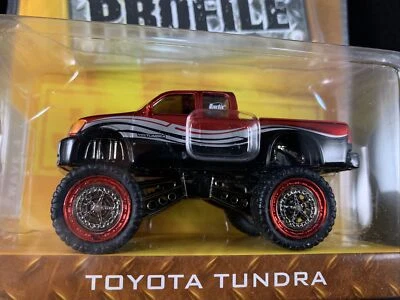• 2006 JADA TOYS HIGH PROFILE • WAVE 4 #046 • RED BLACK TOYOTA TUNDRA • RARE