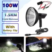 9Inch 100W Handheld HID Xenon Lamp Hunting fishing light Spotlight Camping Light