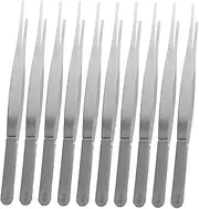 CAXUSD 10pcs Gardening Tweezers for Crafts Bonsai Portable Plant Tweezer Tool Smooth Edges Safe Handling