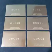 (6x) Lot of GUCCI Brown Gold Authenticity Certificate Plastic Card with Envelope