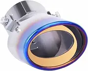 Exhaust Tail Pipe 1piece Car Accessories For Roasted Blue Stainless Steel Car Exhaust Muffler Tip Pipes Cover Exhaust Pipe Diameter Less Than 58MM Exhaust Tip