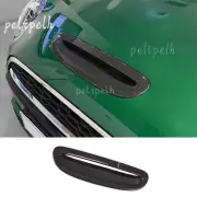 For Mini Cooper Clubman F54 Carbon Fiber Hood Air Vent Protector Cover Cowl Trim