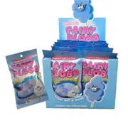 Sweetworld Fairy Floss Soft Sweet Blueberry Cotton Candy Pouch Bag 15g X 18 Pouches