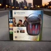 Singing Machine Portable Karaoke System w Wireless Microphone, Bluetooth Audio