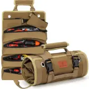 Tool Bag, Roll Up Small Tools Box Storage, Tool Gifts for Men Dad Husband Gra...