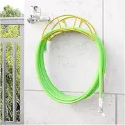 Hose Pipe Holder Hose Hanger, Metal Iron Wall-Mounted Hose Holder,Car Hose Bracket, for Yards Garden Farm,with Screws and Expansion Bolt Bracket Hose Pipe Hanger (Color : Yellow)