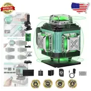 Multi-Functional 360 Laser Level with 16 Lines, Magnetic Bracket & Carrying Case