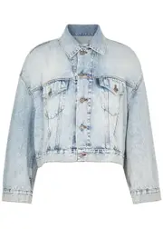 Haikure Spencer Denim Jacket - Blue - M (UK12 / M) M (UK12 / M)