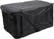 Toyvian Outdoor Foldable Cart Cover Durable Trolley Cart Protector for Camping Picnic and Garden Dustproof and UV Resistant Fits Wagons
