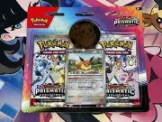 Pokemon Day Prismatic Evolutions 2 Pack Blister Eevee Promo Booster New Sealed