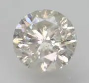 Certified 1.03 Carat H SI2 Round Brilliant Natural Enhanced Loose Diamond 6.28mm