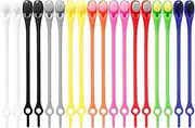 Replacement Shoelaces. Durable Silicone Elastic No-Tie for Sneakers Running,Casual and Board Shoe,Replacements for Sport Shoelaces. (Color : 2 Pieces of Each of 9 Colors (18pcs), Size : 11.5cm Long
