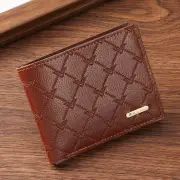 Retro Men's PU Leather Short Wallet Slim Bifold Purse Credit Card Holder Card Case Wallet Gifts For Men Card Holder Purs