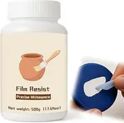 Ceramic Wax Resist for Pottery, Kiln Safe Wax for Glaze and Clay, Ideal for Sgraffito and Underglazes, Burns Clean in Bisque Firing