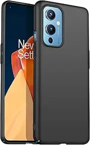 OnePlus 9 Case, EabHulie Ultra Thin Lightweight Hard PC Matte Finish Anti-Fingerprint Protective Case Cover for OnePlus 9 Black