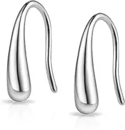 [Philip Jones] Sterling Silver Teardrop Earrings