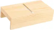 COHEALI Hand Soap Cutter Cheese Cutter Board Soap Loaf Cutter Mold Cheese Spatula Hard Cheese Slicer Cheese Blocks Slicer Wire Slicer Egg Cheese Peeler Cheese Cutting Tool Wooden Beige