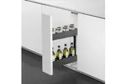 Elite Nero Kitchen Pull Out Cupboard Organiser - Suits 150mm Cupboard - Left Side Mounted