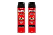 2x Mortein 320g Click Rapid Kill Crawling Insect Cockroaches Indoor Spray Killer