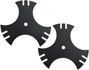 2 PK 9" 3-Side Edger Star Blades 5/8" Center Hole - for Craftsman Edger Replacement 9" Blades, Compatible with MTD 781-0748 781-0748-0637 40-009 490-105-M017