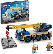 LEGO City Mobile Crane 60324 Kids Building & Construction Toys, Vehicle Toy