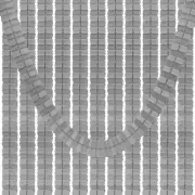 9.8ft Four-Leaf Garland, 12 Pack Tissue Paper Hanging Flower, Grey