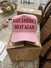 Donald Trump Cali-Fame VALENTINES DAY SPECIAL EDITION Pink 2024 Hat MAGA Cap NWT