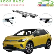 Fits VW ID.4 2021-2024 Roof Racks Cross Bars Carrier Racks Roof Bar Silver