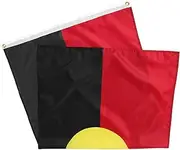 HOUDERCO Indigenous National Flag Polyester Garden Flag Grommets Fade-resistant Design for Display Showcasing Unique Culture