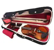 SPECIAL - 1/2 Flamed Back Violin +Bow +Rosin +String +Shoulder rest +Wooden Case