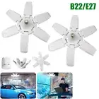 B22/E27 LED Garage Light100W White 5700LM Workshop Lamp with 6 Adjustable Panels