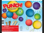 25 Pcs 2 Inch Vending Machine Capsules - Punch Ballon’s. 25 Pc Mix Packaged.