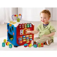 在飛比找蝦皮購物優惠-嘉義玩具出租【 Vtech】聲光積木學習寶盒