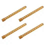 4Pcs RC Car Body Post Mounts Aluminum Alloy Car Shell Column(Golden)